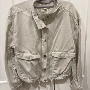 LOFT Light Tan Utility Jacket